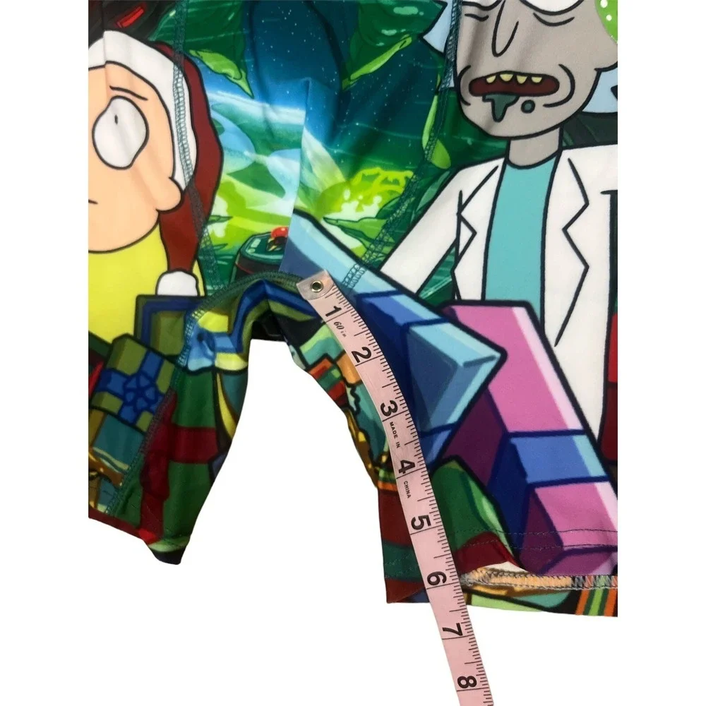 MENS RICK AND MORTY CHRISTMAS BOXER BRIEF SIZE LARGE